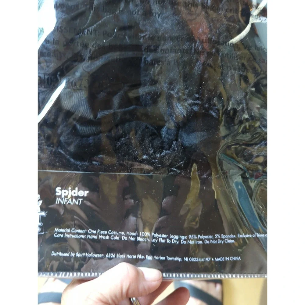 Infant Toddler Spider Costume, size 18-24 Months EUC Spirit Halloween